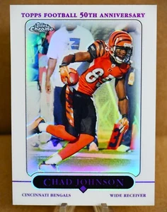 CHAD JOHNSON 2005 Topps Chrome football #17 REFRACTOR Cincinnati Bengals NFL *** - Picture 1 of 1