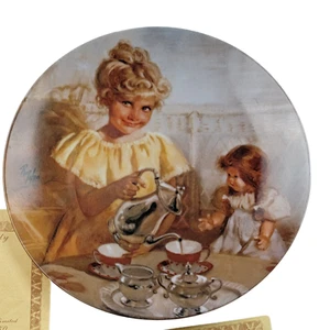 1981 Cora's Recital Collector Plate - Richard Zolan - COA - Family Treasures - Bild 1 von 8