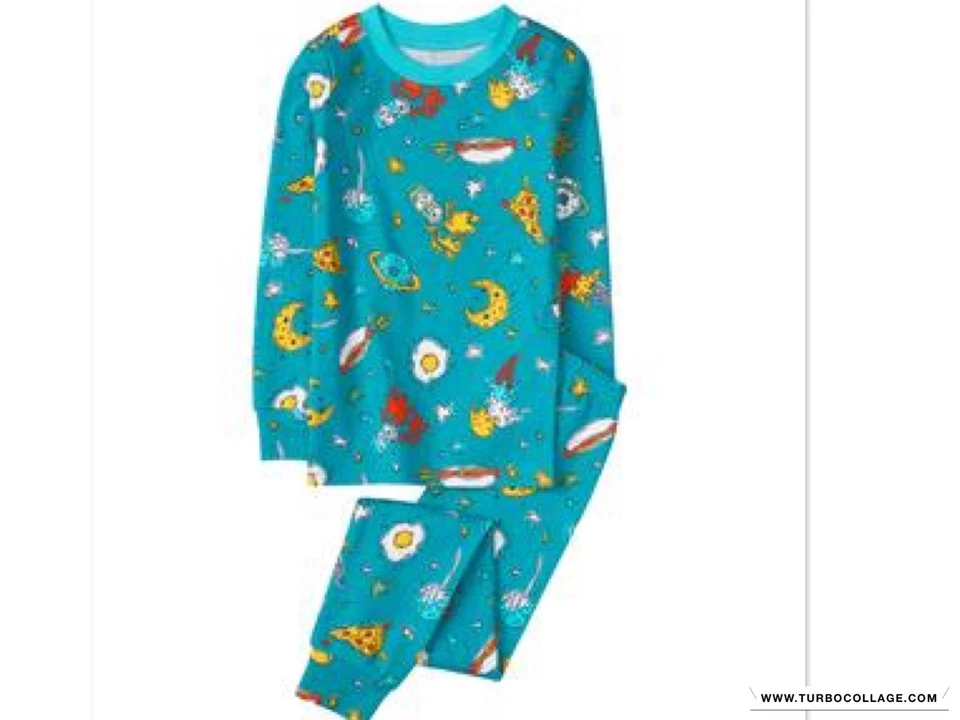 NUEVO CONJUNTO DE PIJAMA LARGO ESPACIAL GYMBOREE NIÑOS ROPA DE DORMIR TALLAS 4 5 Foto 1 de 1