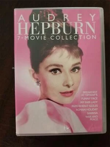 Audrey Hepburn Movie Collection DVD x7 NEW SEALED Breakfast Tiffanys Funny Face+ - Picture 1 of 4