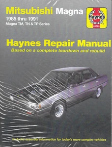 Haynes Mitsubishi Magna TM, TN & TP 2.6L Workshop Repair Manual MPN 68755 - Picture 1 of 2