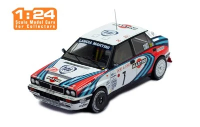 IXO Lancia Delta Integrale 16V#7 Martini Rally WM Monte Carlo 1990 D.Auriol 1/24 - Image 1 of 4