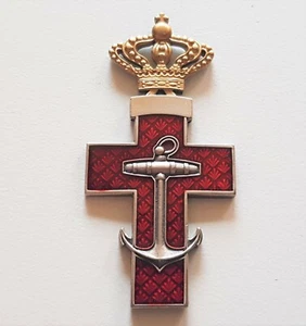 Replik " Orden des Verdienstes zur See " Spanien 1866 Göde + Zertifikat - Bild 1 von 5