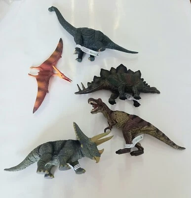 CLEARANCE New Collecta Dinosaurs T-Rex, Stegosaurus, Triceratops Brachiosaurus..