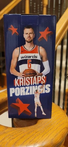 NEW KRISTAPS PORZINGIS Washington Wizards NBA Bobblehead Give Away (SGA) 3/22/23 Cover