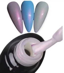 UV/LED Aurora Nail Gel Chrome Effect Glazed Donut Nails. No Wipe Top Coat 7.3ml - Picture 1 of 2