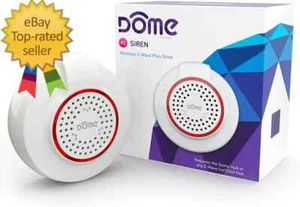 Dome Home Automation Wireless Z-Wave Battery-Powered Home Security Siren and Chi - Picture 1 of 4