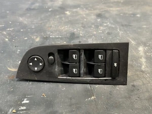 06-11 BMW E90 SEDAN MASTER WINDOW CONTROL SWITCH BLACK (MANUAL FOLD MIRRORS) - Picture 1 of 6