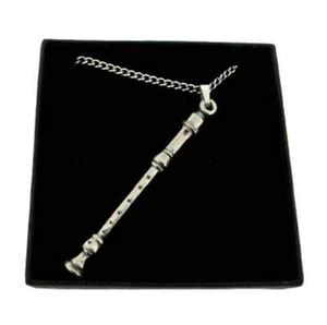 Colgante de grabadora en caja de regalo hecho a mano en peltre sólido sin plomo en el Reino Unido - Imagen 1 de 3