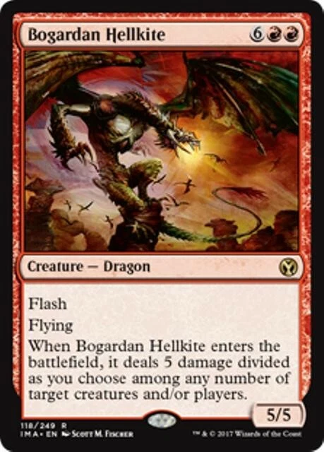 MTG - BOGARDAN HELLKITE - Iconic Masters (R) - Image 1 of 1