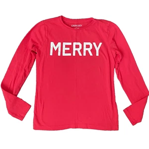 Camisa de Vacaciones CrewCuts Unisex Manga Larga 10/12 "Feliz" - Imagen 1 de 3