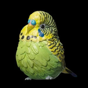 【In-Stock】Animal Heavenly Body Green Budgerigar Melopsittacus Bird Statue - Picture 1 of 4