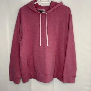 Karen Scott Sport Women’s Pink Drawstring Sweatshirt Hoodie Front Pocket Size XL - Picture 1 of 19