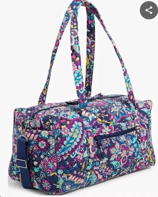 Vera Bradley X Disney Sensational Six Paisley Minnie Mickey Weekender Duffle Bag - Image 1 of 4