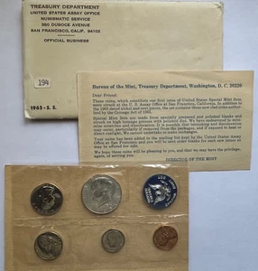 1965 1966 1967 Special Mint Set SMS 15 Coin Lot each in OGP - Picture 1 of 6