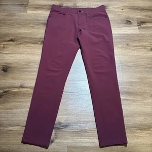 Public Rec Men Pants 30x28* Maroon Chino Performance Dealmaker Stretch 30x34 - Bild 1 von 16