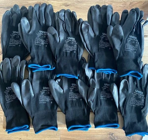 10 x Uvex Unipur 6639 work / PPE gloves , hand protection size 9 - Picture 1 of 4