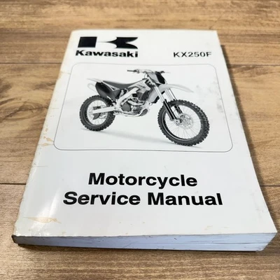 KAWASAKI OEM DISTRIBUIDOR TALLER SERVICIO MANUAL DEL PROPIETARIO / 2009 KX250F KX 250F Foto 1 de 4
