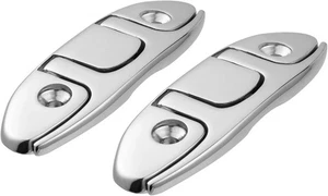 YUSOVE Boat Folding Cleat 4-1/2" 316 Stainless Steel Marine Flip Up Dock Cleat,P - Picture 1 of 9