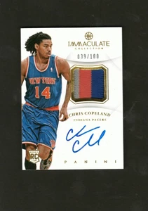 2012-13 Panini Immaculate Chris Copeland 039/100 #AP-CC Autogramm Auto RC Jersey - Picture 1 of 2