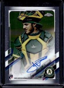 2021 Topps Chrome Jonah Heim Rookie Autograph Auto RC #RA-JH (B)