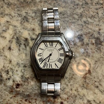 Element New York 4741 Men’s Roman Numerals Stainless Steel Watch! WITH BATTERY - Image 1 of 4