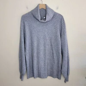 Free People | Suéter de cuello alto acanalado gris de gran tamaño talla XS - Imagen 1 de 6