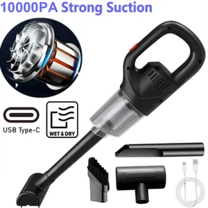 Powerful Car Vacuum Cleaner Portable Wet&Dry Handheld strong Suction Car Vacuum - Picture 1 of 15