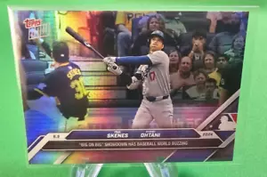 PAUL SKENES SHOHEI OHTANI 2024 Topps Now BIG ON BIG Foglio Variazione SP #264SP - Foto 1 di 2