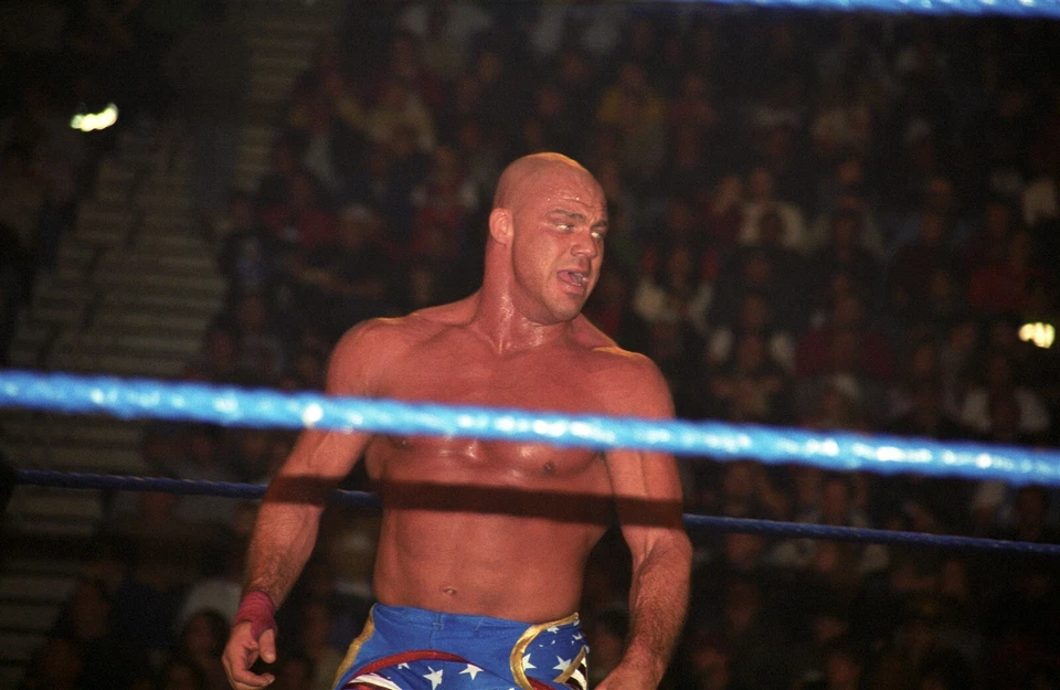 KURT ANGLE VINTAGE 8x10 COLOR PHOTO ROH ECW WWF NXT AEW NXT WWE - Image 1 of 1