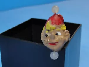 Vintage 1950s Kelloggs Cereal Promo Rice Krispies Crackle Rubber Face Toy Ring - Picture 1 of 4