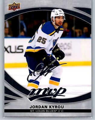 Jordan Kyrou 2023-24 Upper Deck MVP Silver Script HOCKEY #193 St. Louis Blues SP - Image 1 of 2