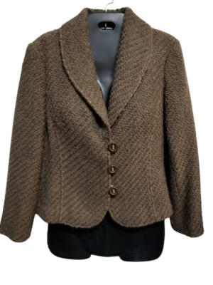 Usado Donna Degnan botón, blazer, chaqueta talla 6 Foto 1 de 3