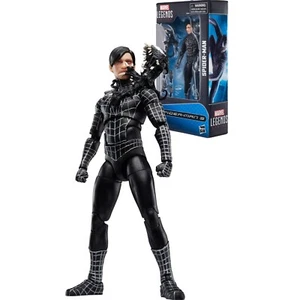 Marvel Legends 6" Spider-Man 3 Black Spidey Venom Symbiote Tobey Maguire 250501 - Bild 1 von 9