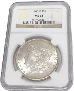 1900-O Morgan Silver Dollar - NGC Graded MS63 - New Orleans Mint State UNC - Picture 1 of 4