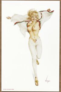 1960's Alberto Vargas Authentic Pin-Up Poster Art Print 11x17