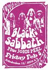 Black Sabbath Concert Poster