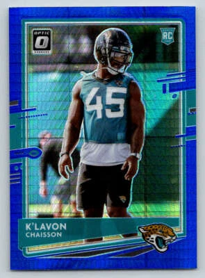 2020 Donruss Optic Blue Hyper #117 K'Lavon Chaisson (ref 218921) - Image 1 of 2