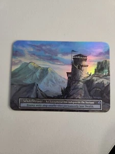 Sorcery Contested Realm TCG Alpha Foil Exceptional Watchtower (1 of 780) - Picture 1 of 2