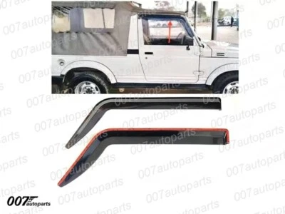 VISERA DE PUERTA SUZUKI SAMURAI PROTECTOR CONTRA EL CLIMA DEFLECTOR DE VIENTO IRROMPIBLE (JUEGO DE 2) Foto 1 de 4