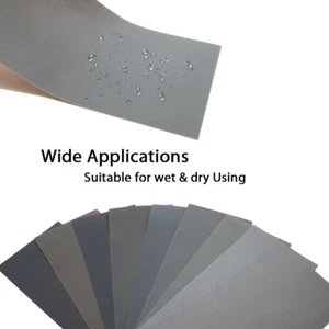 45Pcs Wet Dry Sandpaper, 400/600/ 800/1000/ 1200/1500/ 2000/2500/ 3000 Grit A... - Picture 1 of 1