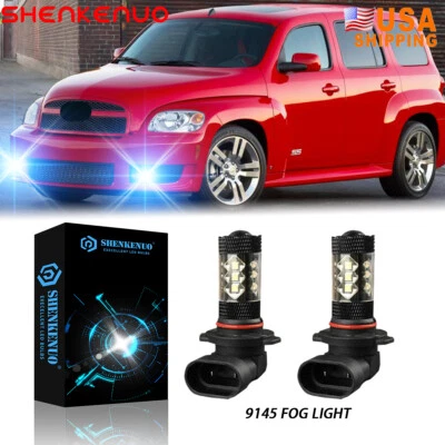 8000K For  HHR 2006-11 - 2pc 9145 LED Fog Driving Light Bulb Ice Blue - Image 1 of 4