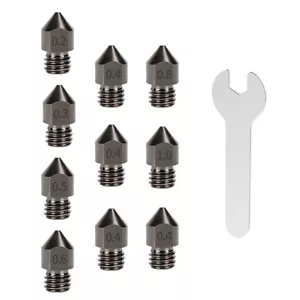 0.2/0.3/0.4/0.5/0.6/0.8/1mm 3D Printer Steel Nozzle for Creality CR-10 Ender 3 - Picture 1 of 9