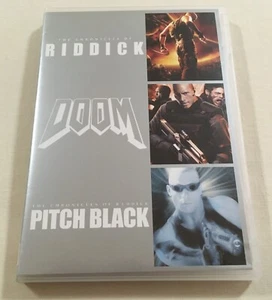 Chronicles of Riddick (2003) + Doom (2005) + Pitch Black (2000) - DVD Region 4 - Bild 1 von 4