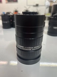 Fujinon HF25SA-1 2/3" 25mm F1.4 Manual Iris C-Mount Lens, 5 Megapixel Rated - Picture 1 of 3