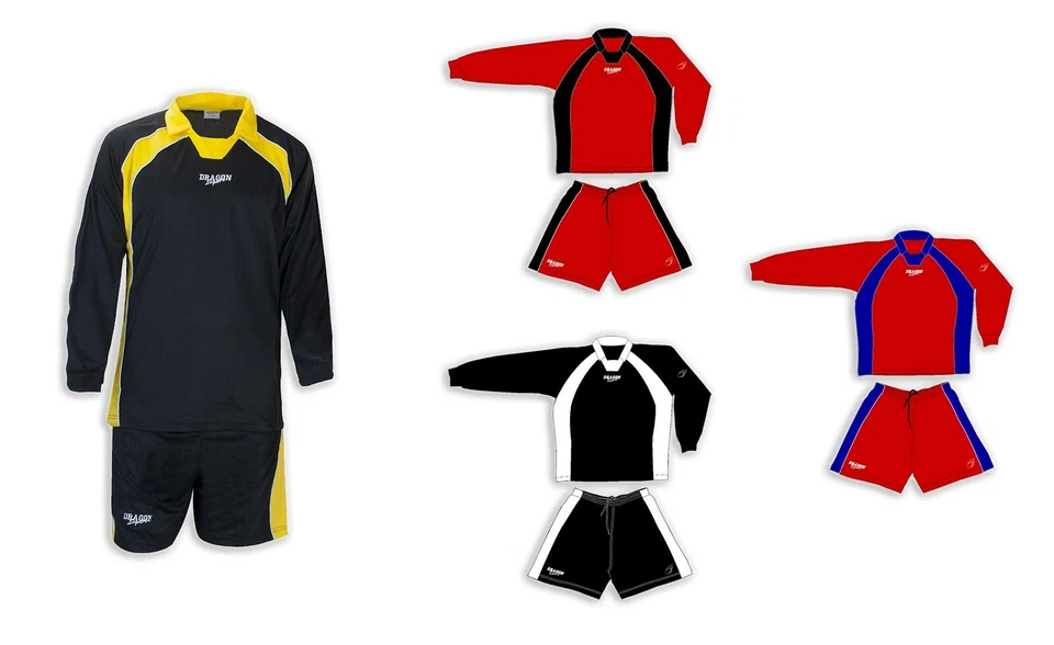 DRAGON SPORT unisex Fussball Trikot-Set - Shirt & Hose Set - Trikotset Sportset VALENCIA