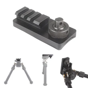 Aluminum Rifle Sling Swivel Stud to Picatinny 20mm Rail Bipod Mount Adapter - Picture 1 of 12