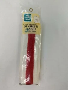 Banda deportiva Goody súper absorbente rizo de algodón sellado 1982 EE. UU. - Imagen 1 de 5