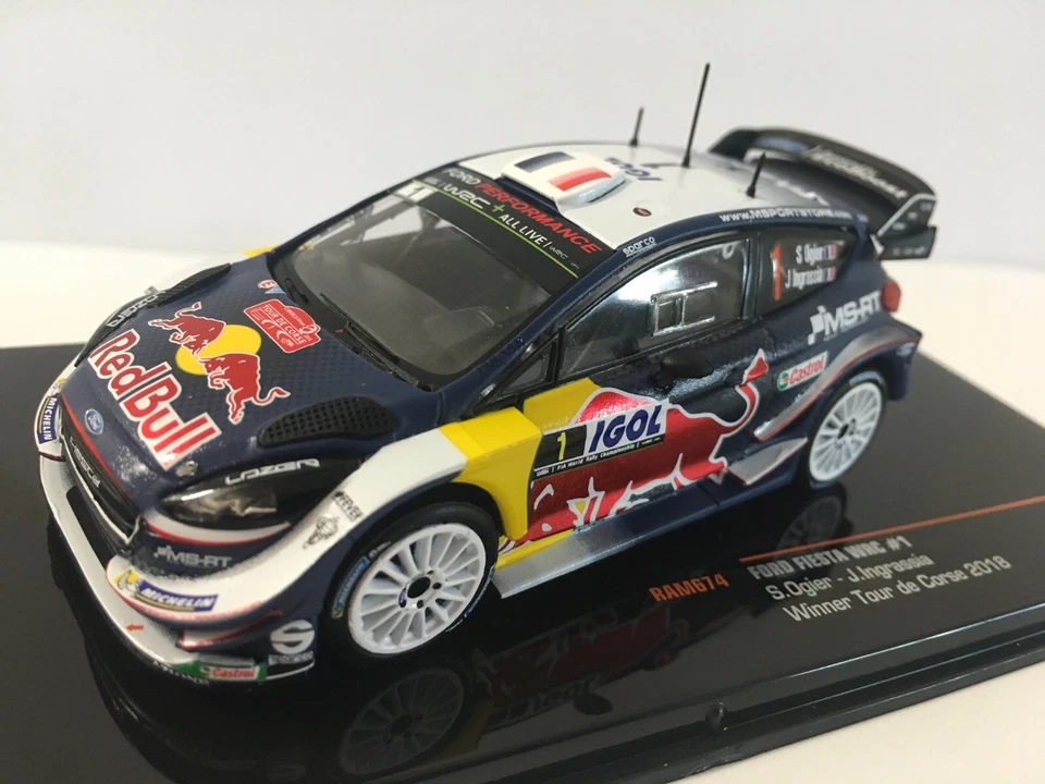 Ford Fiesta WRC Winner Tour de Corse 2018 Ogier/Ingrassia 1/43  RAM674 - Immagine 1 di 1