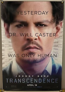 TRANSCENDENCE DS GEROLLT ORIGINAL EINBLATT FILMPOSTER JOHNNY DEPP (2014) - Bild 1 von 1